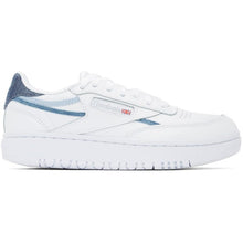 Reebok Classics White Denim Club C Double Sneakers - Reebok Classics Blanc Denim Club C Double Sneakers - Reebok Classics 화이트 데님 클럽 C 이중 스니커즈