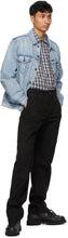 Reese Cooper Black Cotton Pintuck Trousers