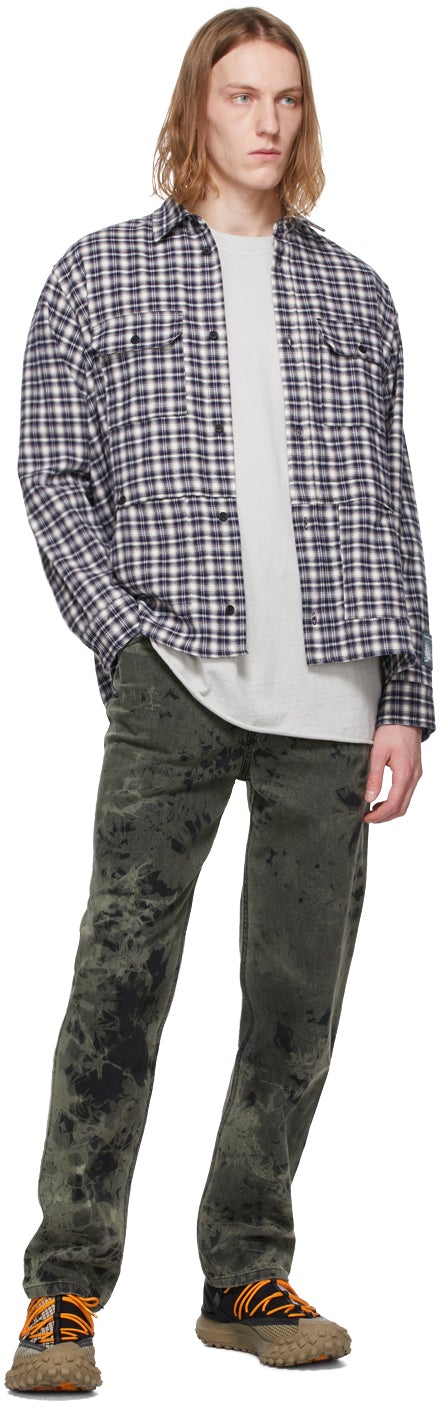 Reese Cooper Blue Flannel Shirt