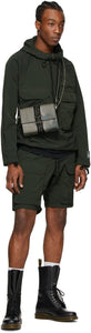 Reese Cooper Green Nylon Cargo Shorts
