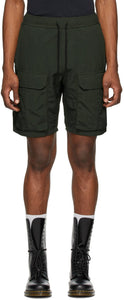 Reese Cooper Green Nylon Cargo Shorts - Short de cargaison en nylon vert Reese Cooper - Reese Cooper 녹색 나일론화물 반바지