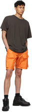 Reese Cooper Orange Ripstop Cargo Shorts