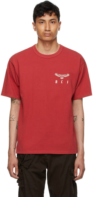 Reese Cooper Red Eagle Wings T-Shirt - T-shirt Reese Cooper Red Eagle Wings - 리즈 쿠퍼 레드 독수리 날개 티셔츠