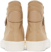 Regulation Yohji Yamamoto Beige Canvas High-Top Sneakers