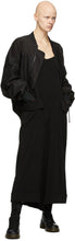 Regulation Yohji Yamamoto Black Satin Cami Jumpsuit