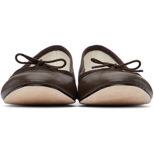 Repetto Brown Cendrillon Ballerina Flats