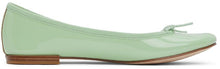 Repetto Green Cendrillon Ballerina Flats - Repetto Green Cendrillon Ballerina Appartements - repetto 녹색 cendrillon 발레리나 아파트