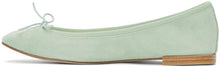 Repetto Green Suede Cendrillon Ballerina Flats