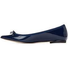 Repetto Navy Patent Brigette Ballerina Flats