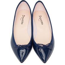Repetto Navy Patent Brigette Ballerina Flats