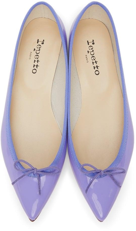 Repetto Purple Brigitte Ballerina Flat