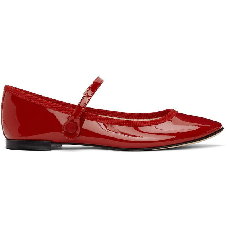 Repetto Red Patent Lio Mary Jane Ballerina Flats – BlackSkinny