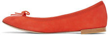 Repetto Red Suede Cendrillon Ballerina Flats