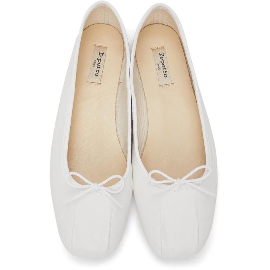 Repetto White Remy Ballerina Flats