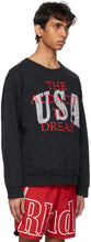 Rhude Black Dreamers Crew Sweatshirt