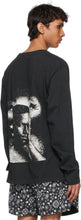 Rhude Black Graphic Beauty Long Sleeve T-Shirt