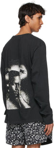 Rhude Black Graphic Beauty Long Sleeve T-Shirt