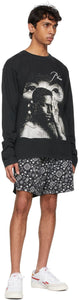 Rhude Black Graphic Beauty Long Sleeve T-Shirt