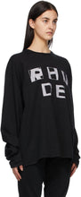 Rhude Black Haus Long Sleeve T-Shirt