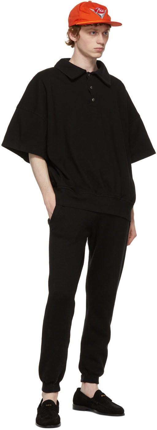 Rhude Black Laze Lounge Pants