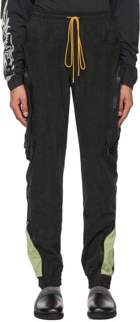 Rhude Black Yachting Lounge Pants - Pantalon de salon Yachting noir rhude - Rhude Black Yachting 라운지 바지