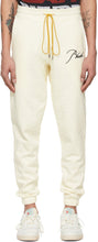 Rhude Off-White Logo Lounge Pants - Pantalon Logo Logo rhéon hors blanc - Rhude Off-White 로고 라운지 바지