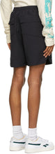 Rhude SSENSE Exclusive Black Logo Shorts