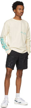 Rhude SSENSE Exclusive Black Logo Shorts