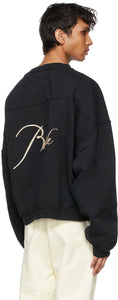 Rhude SSENSE Exclusive Black Rheverse Sweatshirt