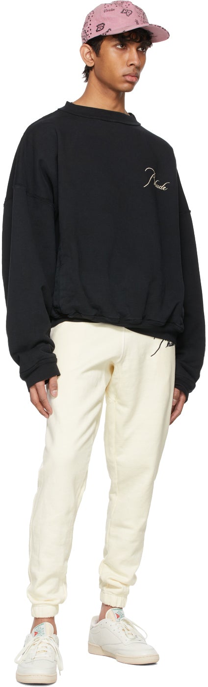 Rhude SSENSE Exclusive Black Rheverse Sweatshirt
