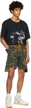 Rhude SSENSE Exclusive Brown Camo Cargo Shorts