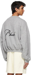 Rhude SSENSE Exclusive Grey Rheverse Sweatshirt