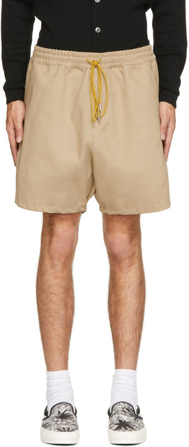 Rhude Tan Camp Shorts - Short du camp rhude Tan - Rhude Tan Camp 반바지