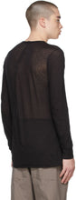 Rick Owens Black Basic Long Sleeve T-Shirt