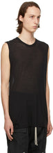 Rick Owens Black Basic Tank Top