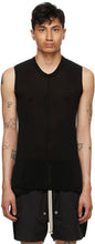 Rick Owens Black Basic Tank Top - Rick Owens Black Basic Débardeur - 릭 오웬스 블랙 기본 탱크 탑