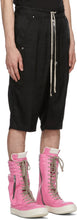 Rick Owens Black Bela Pods Shorts