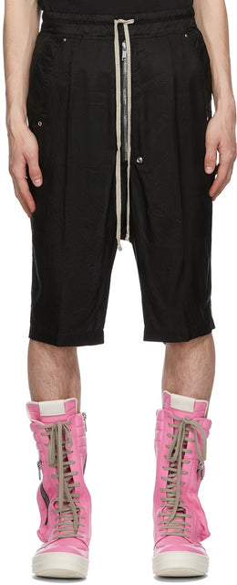 Rick Owens Black Bela Pods Shorts - Short Rick Owens Black Bela Be Bela - Rick Owens Black Bela Pods 반바지
