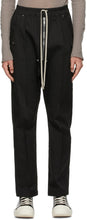 Rick Owens Black Bela Trousers - Pantalon Bela Bela Noir Rick Owens - 릭 오웬스 블랙 벨라 바지