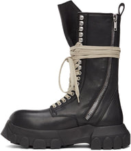 Rick Owens Black Bozo Tractor Boots