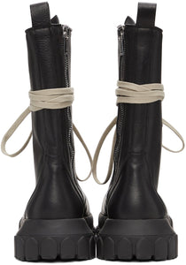 Rick Owens Black Bozo Tractor Boots