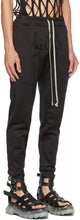Rick Owens Black Champion Edition Heavy Jersey Lounge Pants