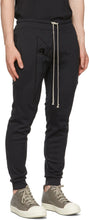 Rick Owens Black Champion Edition Heavy Jersey Perforated Lounge Pants