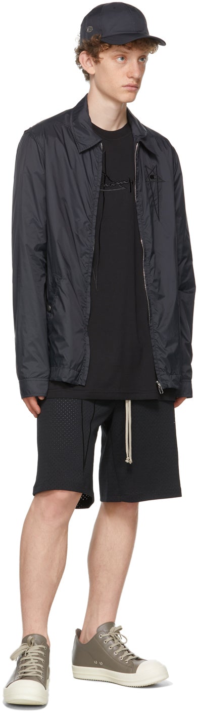 Rick Owens Black Champion Edition Jumbo T-Shirt