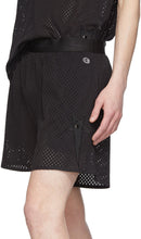 Rick Owens Black Champion Edition Mesh Basketball Shorts