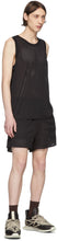 Rick Owens Black Champion Edition Mesh Basketball Shorts