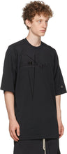 Rick Owens Black Champion Edition Mesh Jumbo T-Shirt