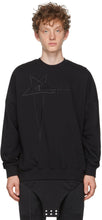 Rick Owens Black Champion Edition Pullover Sweatshirt - Sweat-shirt pull-shirt de Rick Owens Black Champion Edition - Rick Owens 블랙 챔피언 에디션 풀오버 스웨터