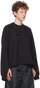 Rick Owens Black Champion Edition Vega Sweatshirt