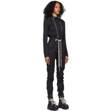Rick Owens Black Cotton Gary Flightsuit